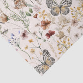 ワイルドフラワーのティッシュペーパー 薄葉紙 (詳細)