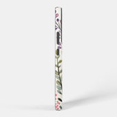 ワイルドフラワーのフローラお洒落パターン SAMSUNG GALAXYケース (右側面)