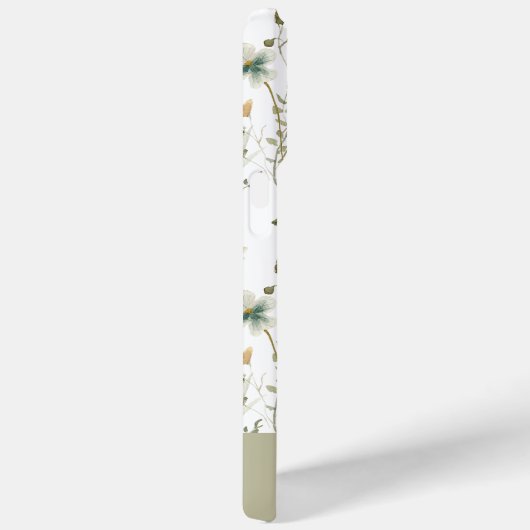 ワイルドフラワーのフローラパーソナライズされた名 Case-Mate iPhoneケース (裏面 / 右)