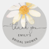 ワイルドフラワーのブライズシャワー ラウンドシール (正面)
