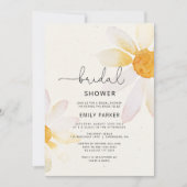 ワイルドフラワーのブライダルシャワーへの招待 招待状 (正面)