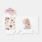ワイルドフラワーのベビーで開花の赤ちゃんシャワー フェイバーボックス (折り畳みなし)