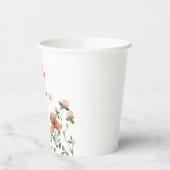 ワイルドフラワーのベビーで開花の赤ちゃんシャワー 紙コップ (左)