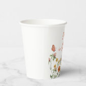 ワイルドフラワーのベビーで開花の赤ちゃんシャワー 紙コップ (右)