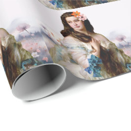 ワイルドフラワーのマダム・リムスキー ラッピングペーパー