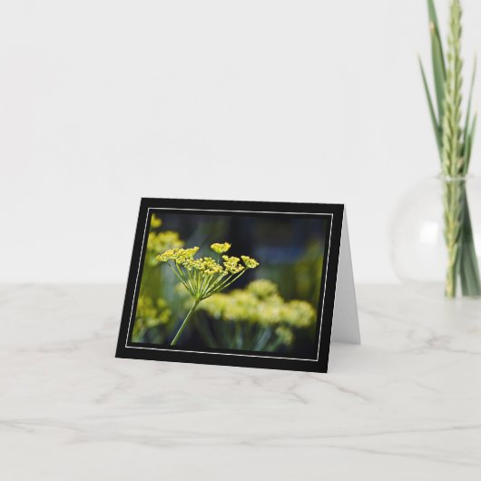 ワイルドフラワーの写真ノートカード カード (正面)