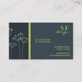 ワイルドフラワーの名刺 名刺 (裏面)