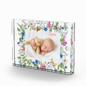 ワイルドフラワーの境界の写真 フォトブロック (右)