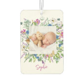 ワイルドフラワーの境界写真 カーエアーフレッシュナー (裏面)