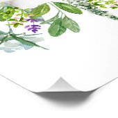 ワイルドフラワーの境界写真 ポスター (コーナー)