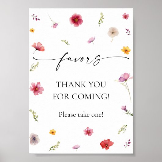 ワイルドフラワーの好意 ポスター (正面)