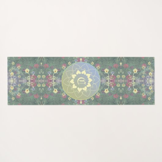 ワイルドフラワーの対称性 ヨガマット (裏面(横))