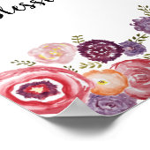 ワイルドフラワーの恵みを数える ポスター (角)