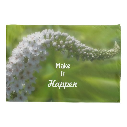 ワイルドフラワーの感動的引用文 枕カバー (裏面)