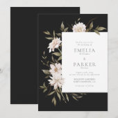 ワイルドフラワーの招待状 招待状 (正面/裏面)