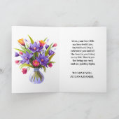 ワイルドフラワーの母の日 サンキューカード (内部)