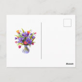 ワイルドフラワーの母の日 ポストカード (裏面)