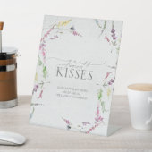 ワイルドフラワーの水の色のフローラ数キス 台座サイン (インサイチュ)