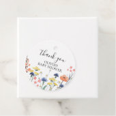 ワイルドフラワーの水色のフローラの赤ちゃん感謝していシャワーあなた フェイバータグ (インサイチュ)