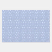 ワイルドフラワーの水色の甘い赤と青 ラッピングペーパーシート (正面2)