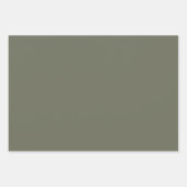 ワイルドフラワーの水色 ラッピングペーパーシート (正面2)