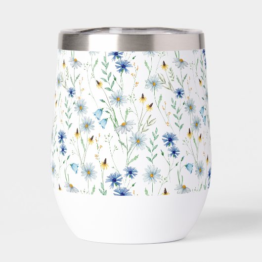 ワイルドフラワーの水色（青） (背面)