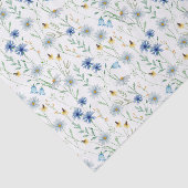 ワイルドフラワーの水色（青） 薄葉紙 (詳細)