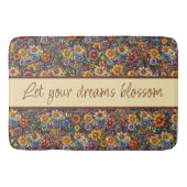 ワイルドフラワーの泣き声で夢を見る バスマット (正面)