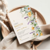ワイルドフラワーの洗礼への招待 招待状