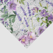 ワイルドフラワーの爆発 – パープル版 薄葉紙 (詳細)