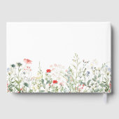 ワイルドフラワーの牧場での結婚式 ゲストブック (裏面)