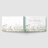 ワイルドフラワーの牧場での追悼式 葬儀 ゲストブック (全面)