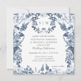 ワイルドフラワーの牧場 春の花 色鮮やかな結婚式 招待状