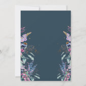 ワイルドフラワーの牧場 赤ちゃんが咲いたよ ベビーシャワー 招待状 (裏面)