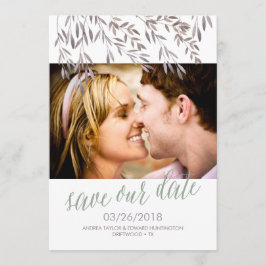 ワイルドフラワーの結婚式 Save the Date セーブザデート