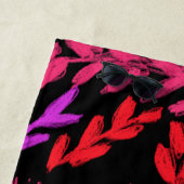 ワイルドフラワーの色ポップ・アートの! ビーチタオル (インサイチュ)