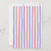 ワイルドフラワーの花束　ラスティックで幻想的なブライダルシャワー 招待状 (裏面)