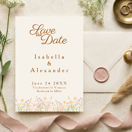 ワイルドフラワーの草原の別荘 コア Save the Date