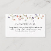 ワイルドフラワーの草原 オーダーメイド エンクロージャー カード (正面)