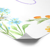 ワイルドフラワーの草原 カード&ギフト ポスター (角)