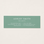 ワイルドフラワーの草原　多穴ピアス ディスプレイカード (裏面)