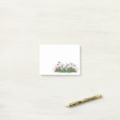 ワイルドフラワーの草原　植物園の花 ポストイット (デスク上)