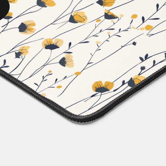 ワイルドフラワーの草原,水彩ボヘミアンワイルドフラワー,事前に デスクマット (コーナー)