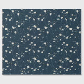 ワイルドフラワーの草原,水彩ボヘミアンワイルドフラワー,事前に ラッピングペーパー (フラット)