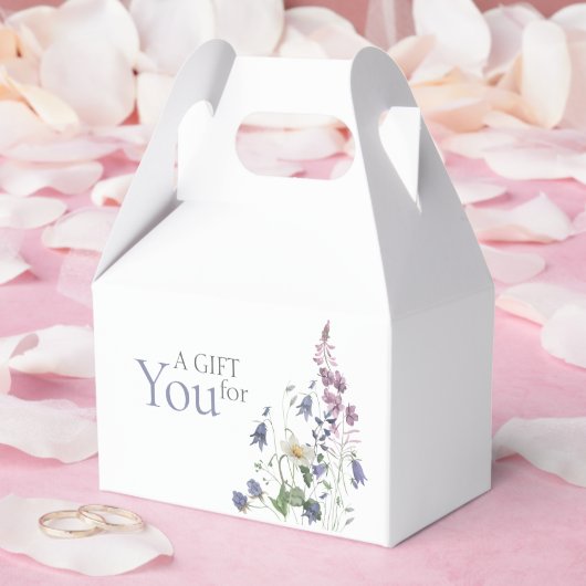 ワイルドフラワーの草原 35歳の誕生日 フェイバーボックス (ウェディング)