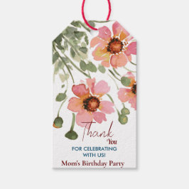 ワイルドフラワーの誕生日 ギフトタグ