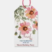 ワイルドフラワーの誕生日 ギフトタグ (裏面)