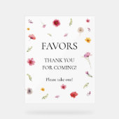 ワイルドフラワーの贈り物 アクリルサイン (正面)