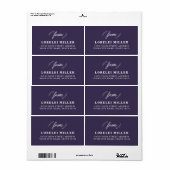 ワイルドフラワーの返品ラベル ラベル (フルシート)