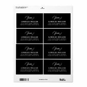 ワイルドフラワーの返品ラベル ラベル (フルシート)